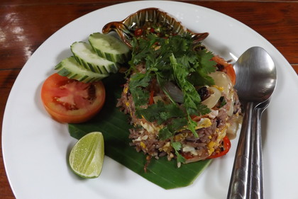 「Kuey Teaw Ruar Kon Muang」の海鮮チャーハン