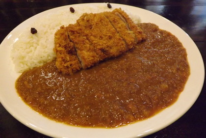 うなぎ八湯のとんかつカレー