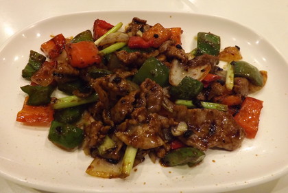 「香港添好運餐廰」の豉椒炒牛肉