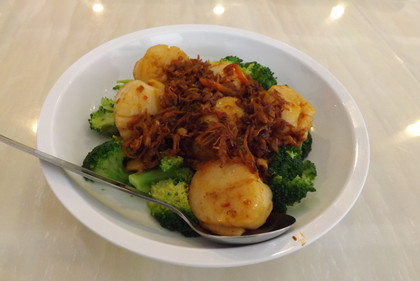 「Krua Jae Patchara」のＸＯ醤炒帯子（ホタテのＸＯ醤炒め）