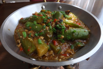 「土楼」の鱼香茄子煲