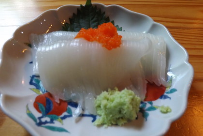 「じがんてぃあ」のイカそうめん