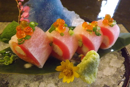 「全部黒」の大根巻